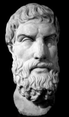 Portrait of Epicurus