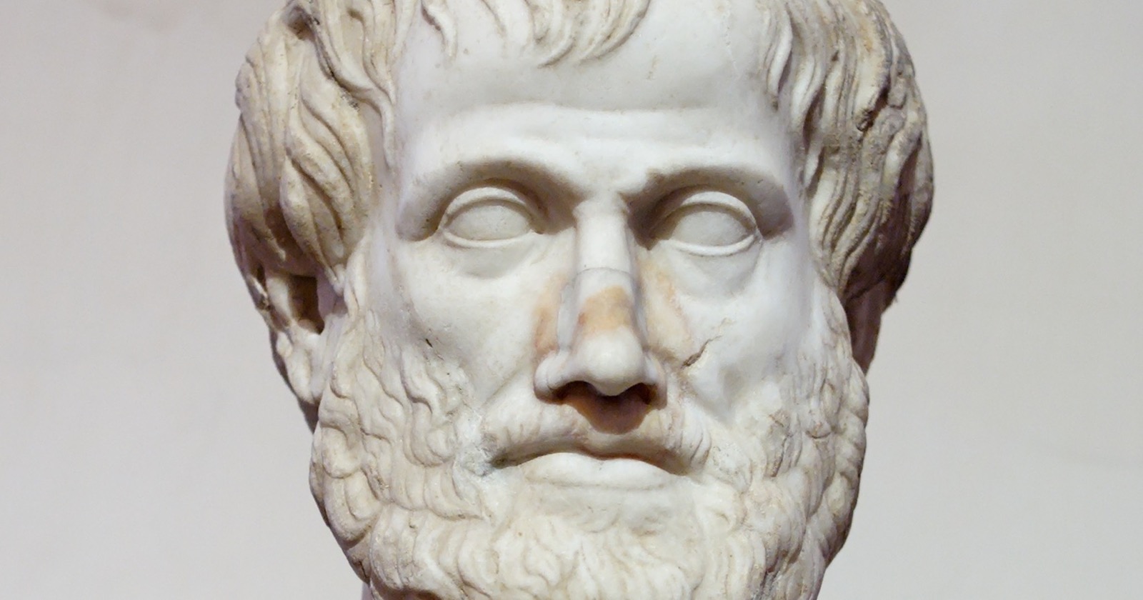 Marble bust of Aristotle, a Roman copy after a Greek bronze by Lysippos